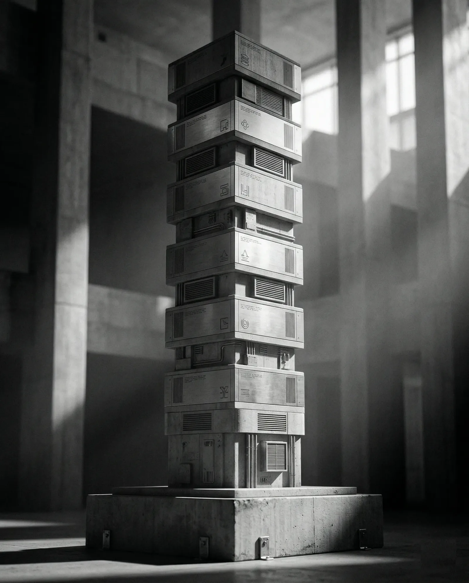 Stacked computational architecture with deterministic settlement